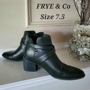 Frye & Co Black Ankle Boots